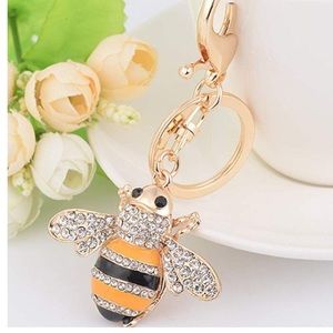 🍯🐝Keychain W/Rhinestone 🔑ring For 👜keys Purse